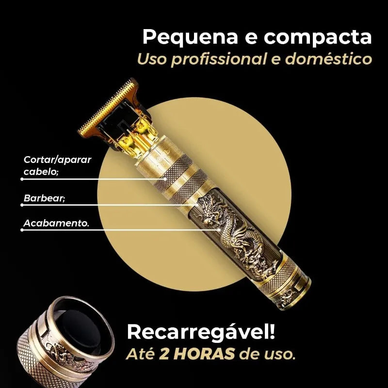 Máquina De Cortar Cabelo e  Barba Masculina Designer Aleatório Elétrico Profissional